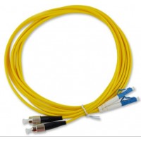 厂家直供LC-FC 3米单模双芯电信级光纤跳线 -