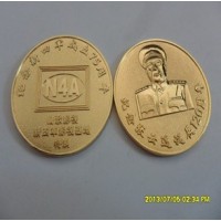 纯金银纪念币、仿古铜纪念章厂家生产定制