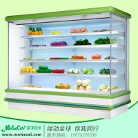 冷藏柜品牌厂家2米欧款外机风幕柜惠州水果冷柜价格