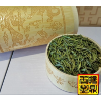 恩施头采手工绿茶精细竹筒机雕梅兰竹菊含硒贡芽绿茶90克茶叶