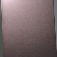 佛山市鑫立丰金属制品，不锈钢褐色喷砂样板026