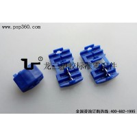 东莞龙三塑胶标准件厂供应 汽车快速接线夹878106 蓝色