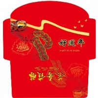 2019猪年铜版纸红包定制 免费设计样版