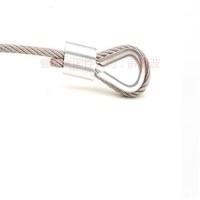 钢丝绳专用鸡心环现货供应-不锈钢