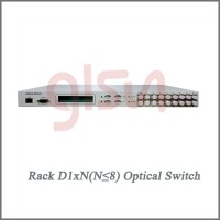 桂林光隆D1xN(N≤8)机架光开关 光选路器 选光器