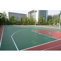 广东邦禾体育硅pu篮球场 学校运动场材料铺设