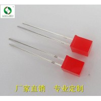 方形5x5x7红发红雾状 LED灯珠 指示灯专用