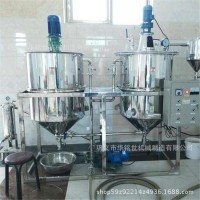 小型食用油精炼设备适用于各种油脂精炼加工一级食用油螺旋榨油机