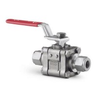 SS-A63TS8不锈钢3件式60系列耐火球阀