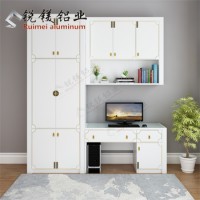 现代全铝书柜铝合金家具材料新款铝合金浴室柜成品批发