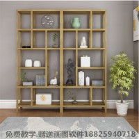 厂家直销全铝家居 简约铝合金博古架 全铝家居 铝型材定制