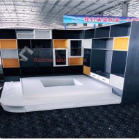 整体多色全铝合金榻榻米成品可定制 简约全铝书柜 家居厂家直销