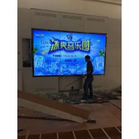 创新维湖北周二姐显示设备,麻城55寸液晶拼接屏厂家