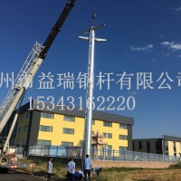 贵州省电力输电10kv双回路电力钢管杆 架空线35kv钢管杆 益瑞