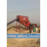 时产150立方的移动风化岩制砂洗沙机投入资金