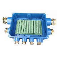 JHH-8矿用本安电缆接线盒8通10对电话分接盒