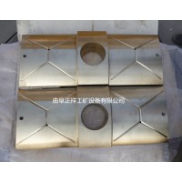 批量生产轧机万向接轴铜滑块,铜滑板