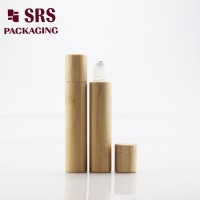 环保材质竹子15ml滚珠瓶 化妆品包装小样瓶