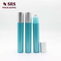 SRS 厂家直销15ml PP 塑料滚珠瓶  眼霜走珠瓶