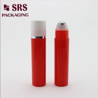 SRS 30ML注塑红色滚珠瓶 乳液分装瓶 女士走珠瓶