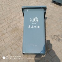 定制户外垃圾桶 铁质垃圾桶 挂车垃圾桶