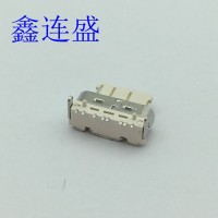 TYPE-C8P母座卧式插件全塑无外壳