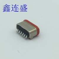 TYPE-C16P立式母座苹果款PD 快充180度直插 美规 规