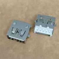 AF 沉板母座 9P 沉板 四脚插板 全插式DIP 白胶 铜壳 直边
