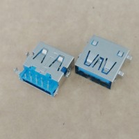 USB 沉板母座 9PIN 短体 沉板 四脚插板 90度