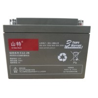 山特城堡系列C12-26蓄电池12V26AH电瓶价格暴击产品