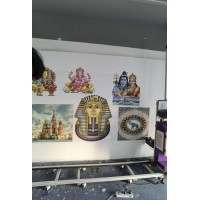 4D立体喷绘机器户外墙体广告墙面彩绘设备室内装饰绘画机