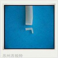 白色硅胶L型密实密封条
