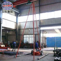 鲁探供应30米河道取沙钻机SH30-2A冲击式地质勘察钻机