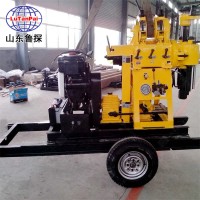 厂家直供XYX-200型拖车式岩芯取样设备轮式液压勘探钻机