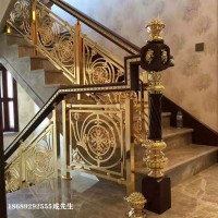苏州别墅铜艺楼梯扶手安装价格行情