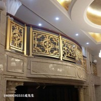 德阳镀金铜扶手别墅安装实景美美哒