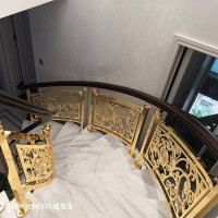 梅州铜雕刻欧式楼梯扶手图片大全太酷了