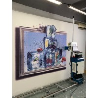 3d墙绘机器墙体墙面广告画图案喷绘机