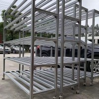 厂家供应铝型材框架 武汉自动化设备铝材 湖南4080铝型材