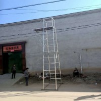 铁路检修工具 铝合金单边梯车接触网抢修线路平台铁路梯车