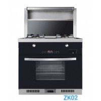 美炊ZK05蒸烤消集成灶拥有70L大容量蒸烤箱轻松应对家庭聚会