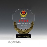 太原警界之光奖牌-荣誉称号奖牌警局表彰奖杯定做