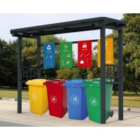 环卫室外物业小区垃圾分类亭收集亭 生活垃圾回收亭 包基础包安装快速上门