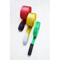起重吊装带 彩色双扣环形工业行车吊带 涤纶吊装绳