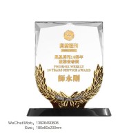 公司成立十周年礼品,10周年员工奖杯,服务满10周年忠诚员工奖奖杯定做批发