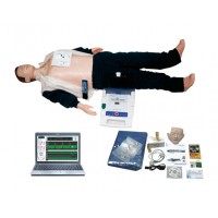 益联医学电脑高级心肺复苏、AED除颤仪模拟人(计算机控制,二合一)